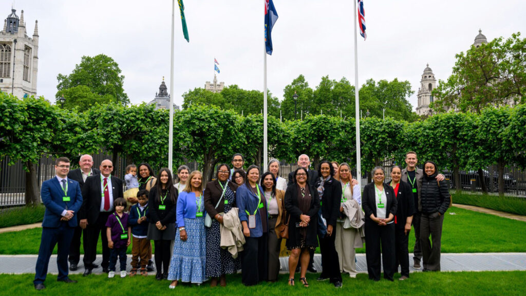 St Helena Day flag raising London